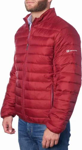Alpine Swiss Niko Mens Puffer Jacket | Insulated Lightweight Down Alternative Coat | Packable, Water Resistant & Warm