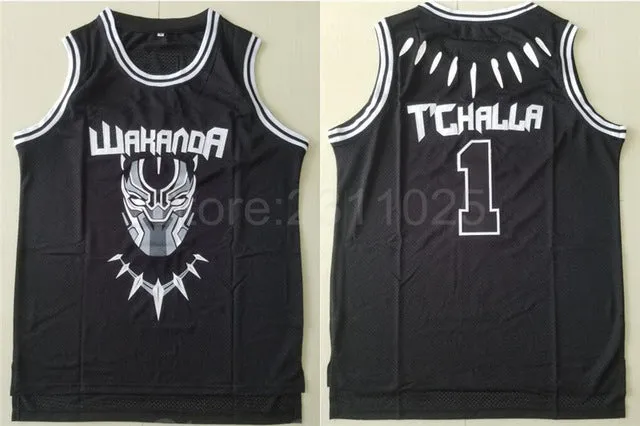 Basketball Black Panther WAKANDA Team Jerseys