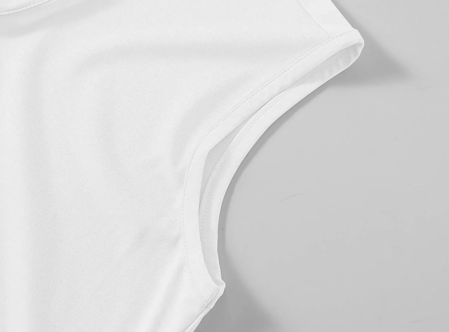 BASUDAM Women's Sleeveless Golf Polo Shirts V-Neck Collarless Tennis Running T-Shirts Quick Dry