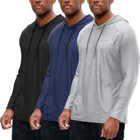 DEVOPS Men's Hoodie Long Sleeve Fishing Hiking Running Workout T-Shirts