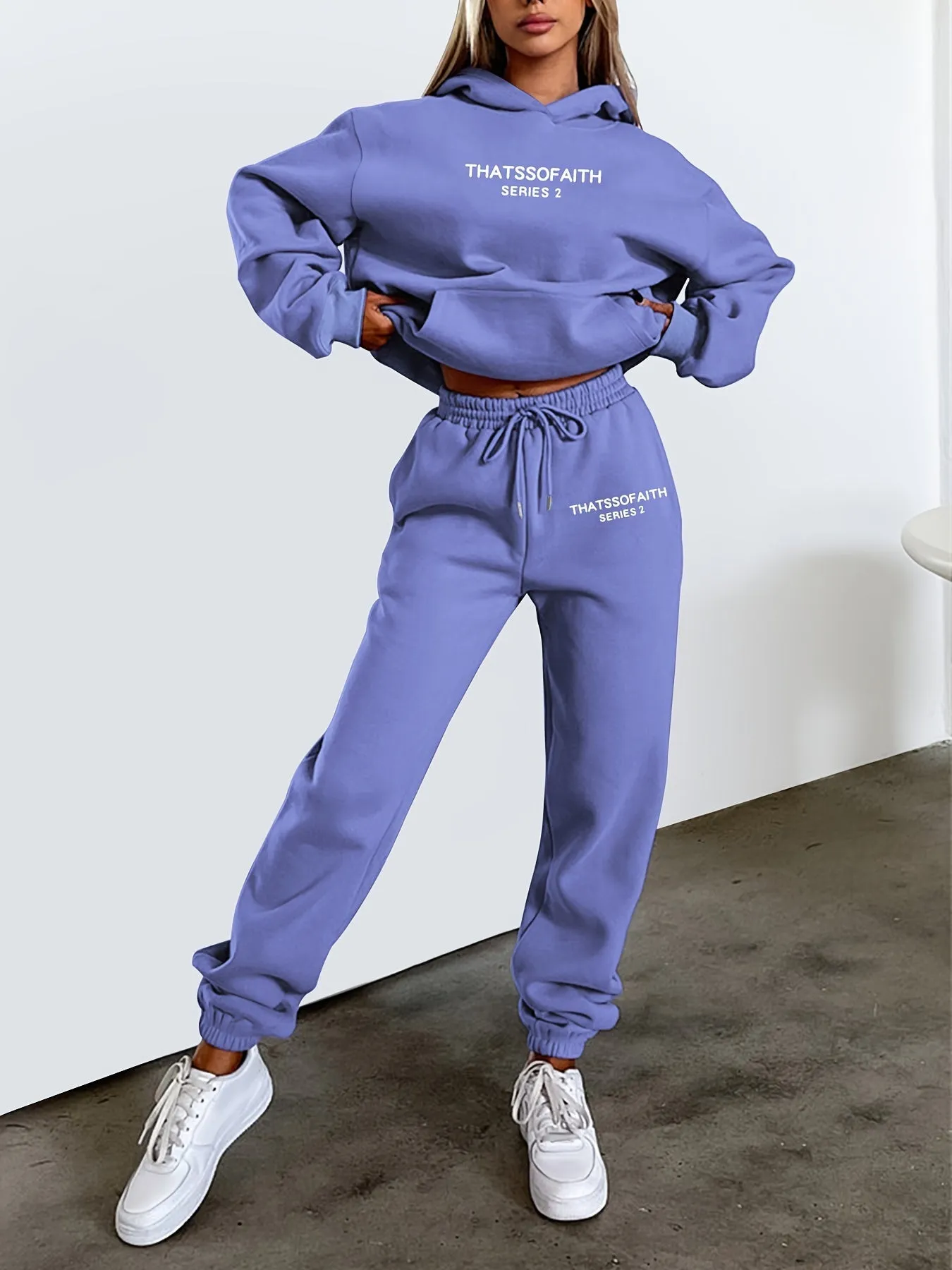 Evanna | Women’s Hoodie & Jogger Set – Comfy 2-Piece Loungewear, Soft & Stylish