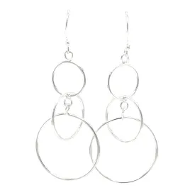Interlocked Circles Earrings