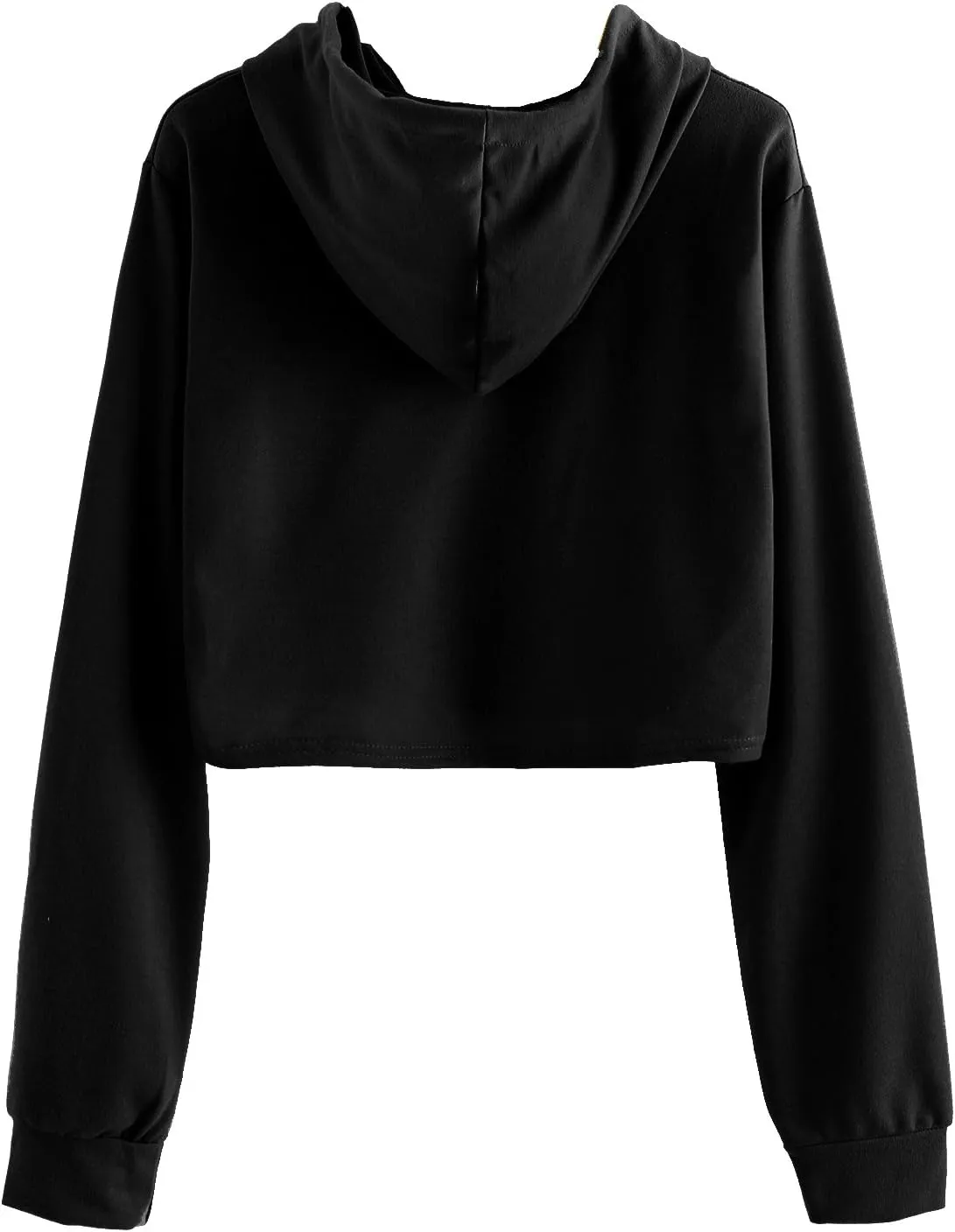 MakeMeChic Women's Cropped Hoodie Casual Workout Crop Sweatshirt Tops