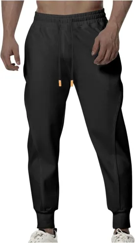 Mens Workout Joggers Pants, Men Tapered Bodybuilding Gym Joggers, Athletic Running Sweatpants with Pockets