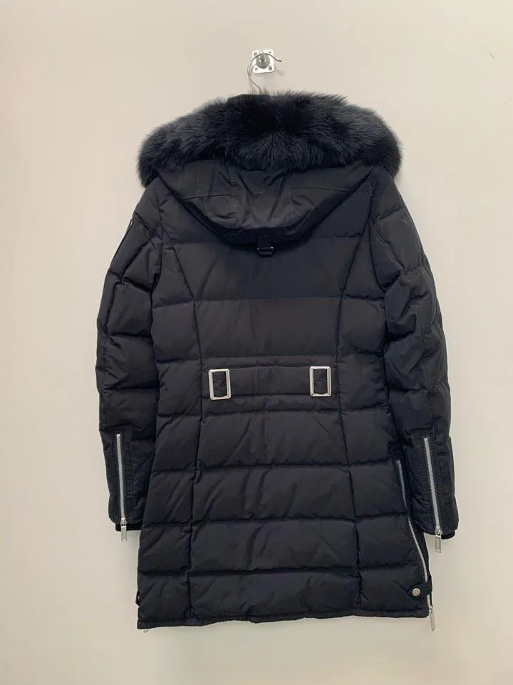 Moose Knuckles Women's Palmerston Parka Black/Black Fox Fur M30LP222 291