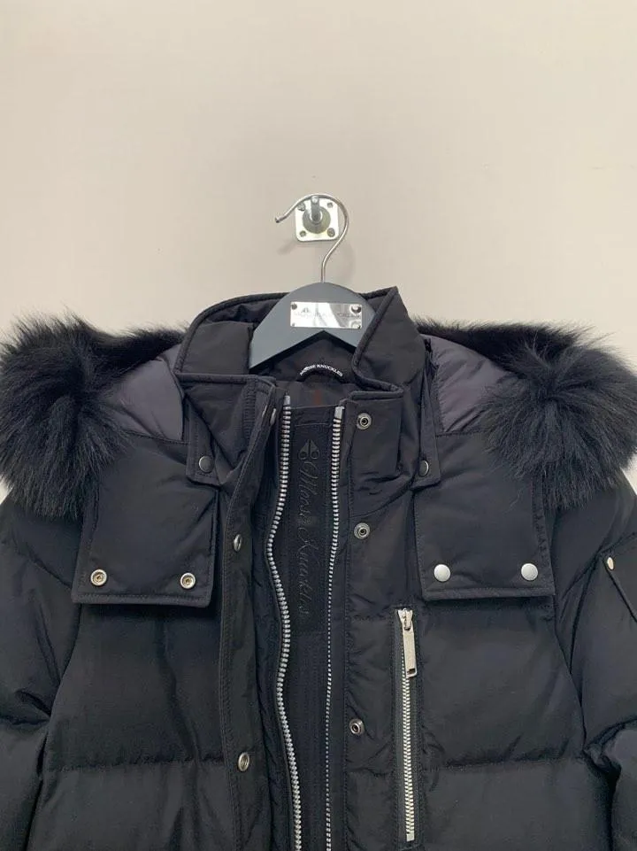 Moose Knuckles Women's Palmerston Parka Black/Black Fox Fur M30LP222 291