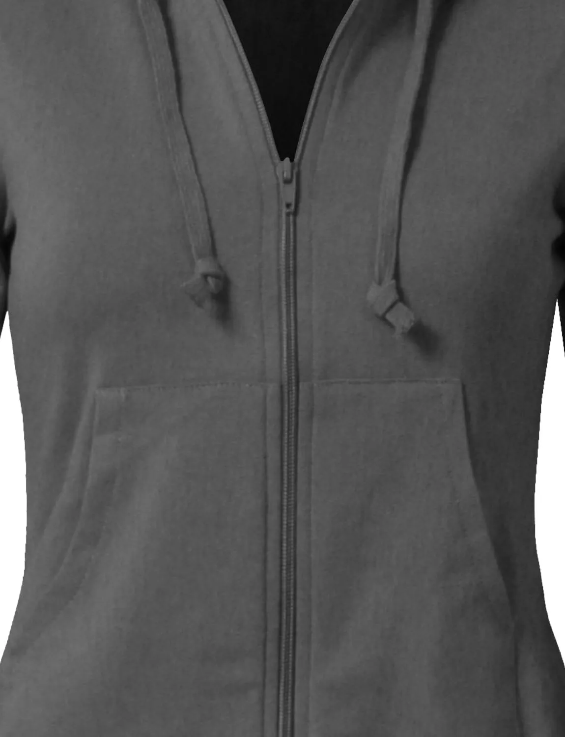 NE PEOPLE Womens Casual Basic Terry Zip Up Hoodie Sweatsuit Tracksuit Set S-3XL
