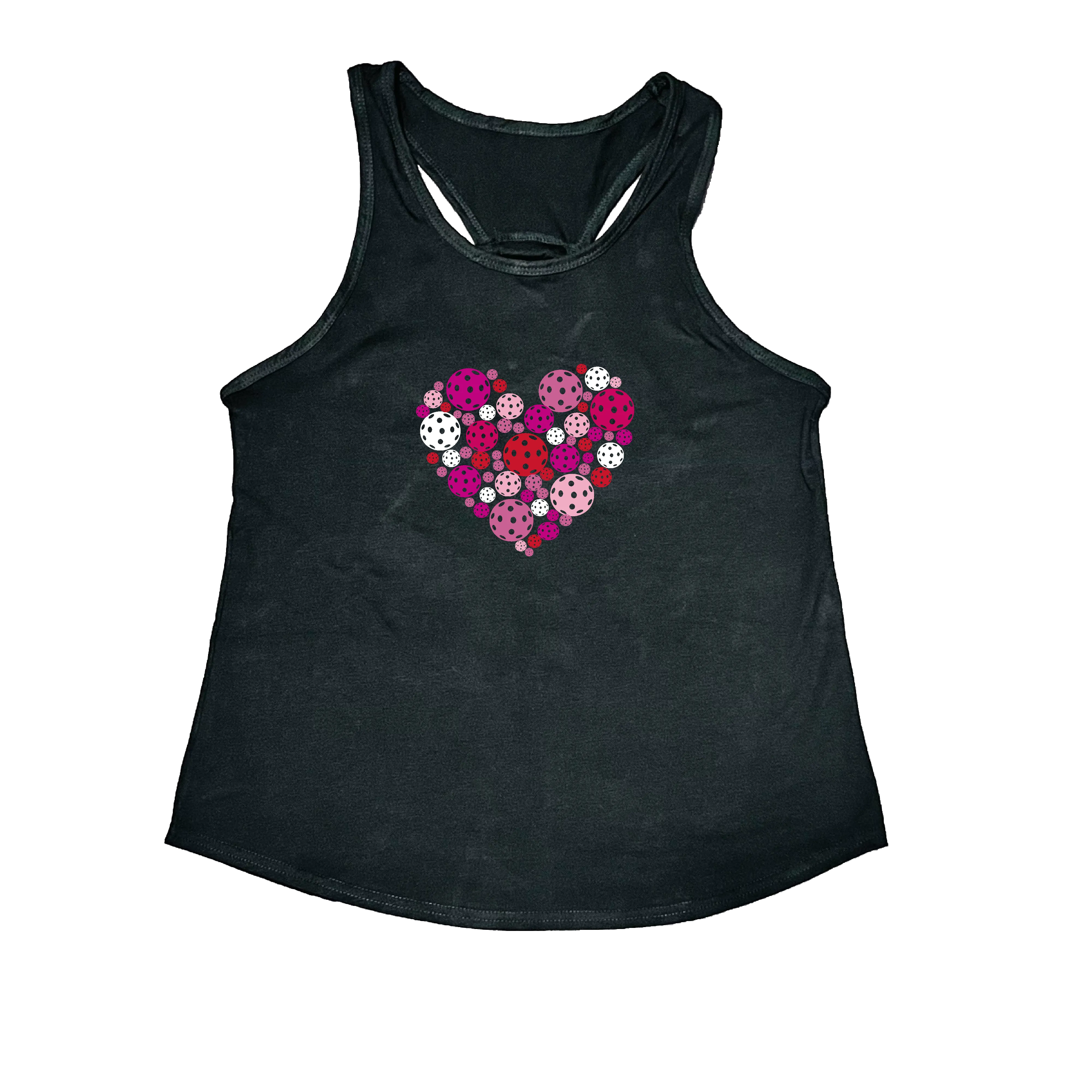 Pickleball Heart | Clearance Women's Open X-Back Pickleball Tank | Quick Dry Athletic Shirt