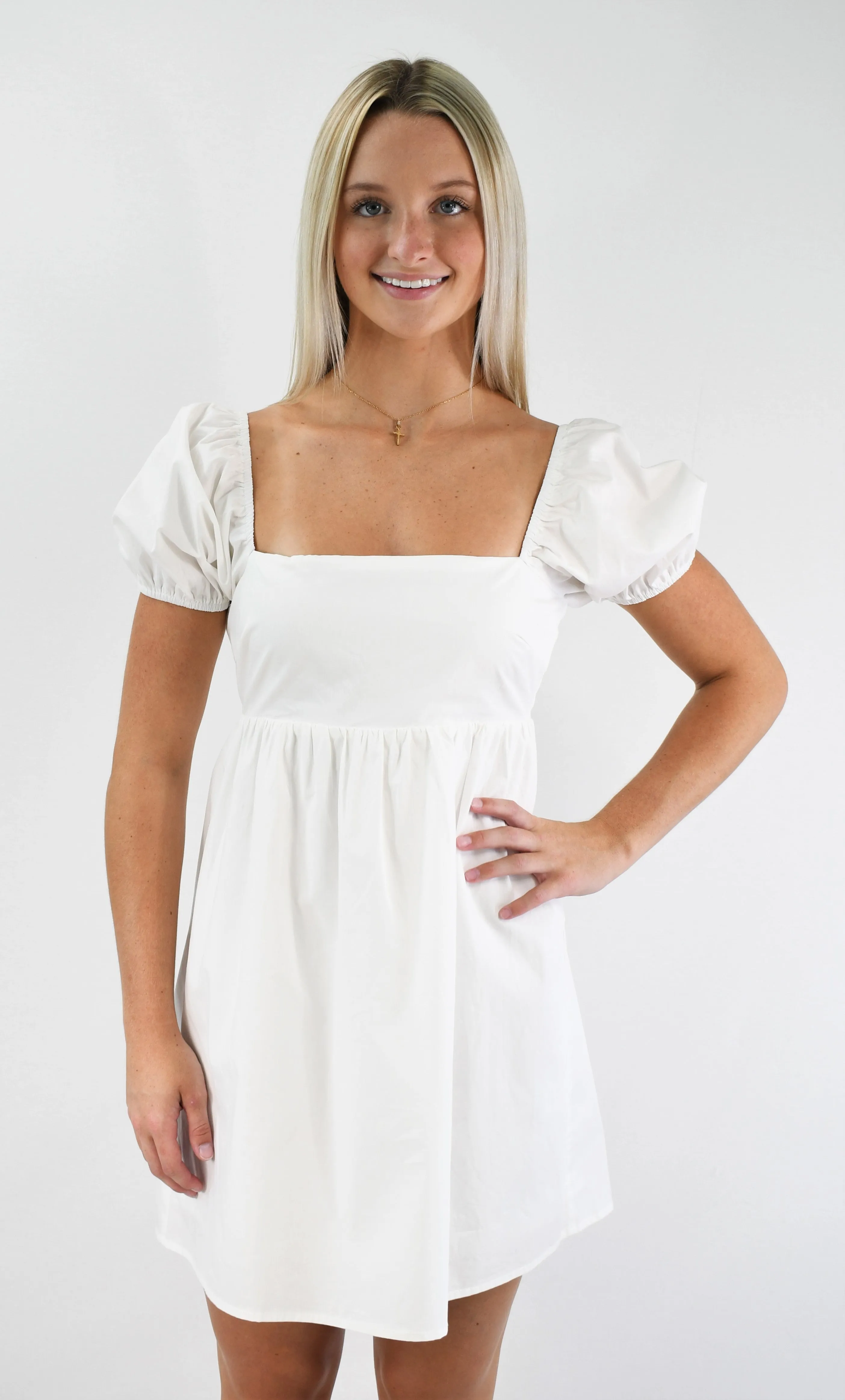 Simple Girl Empire Mini Dress