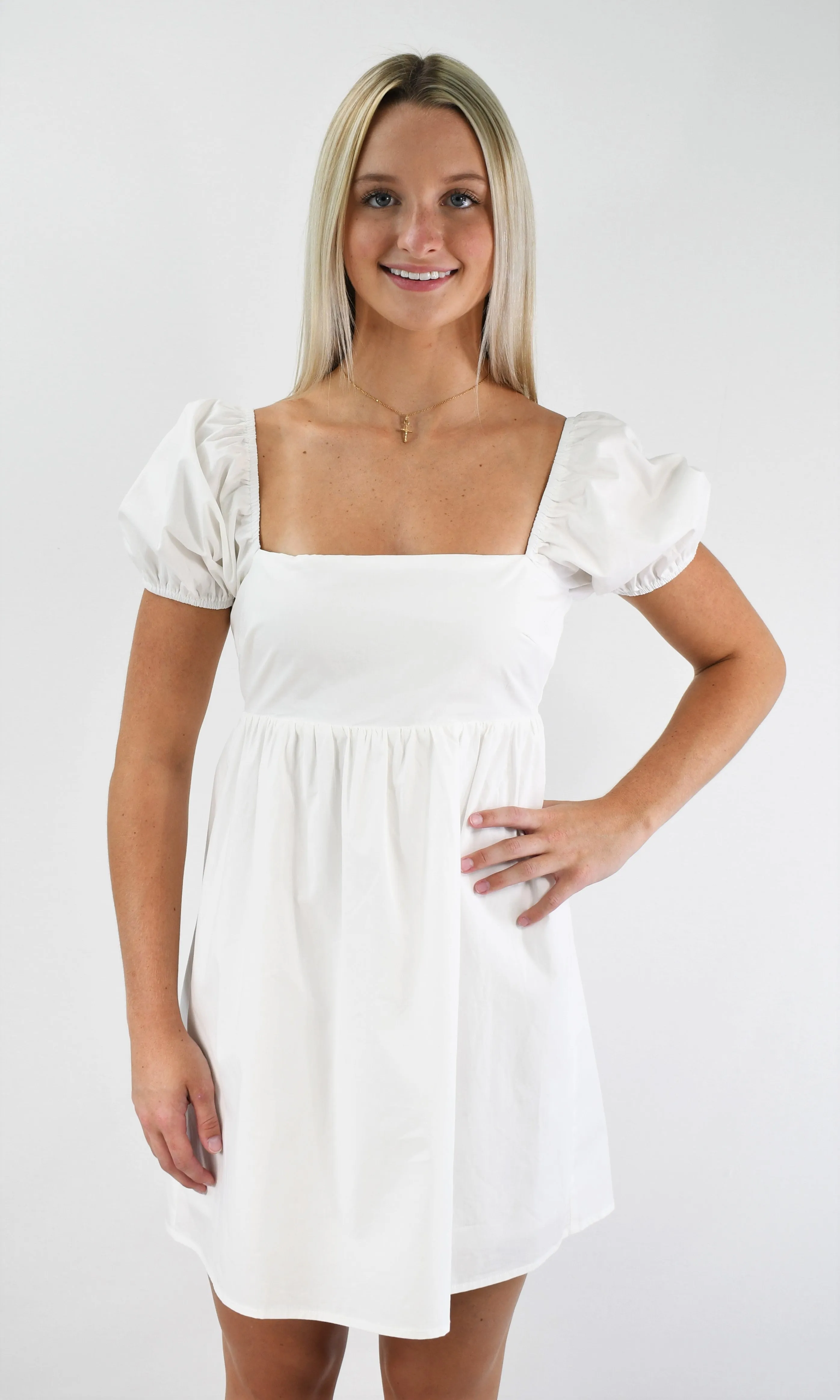Simple Girl Empire Mini Dress