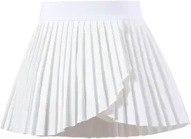 Sobrisah Girls Tennis Skirt Pleated Mini Skirts for Kids High Waisted Golf Skirt Skorts Workout Athletic Skort Aged 3-13