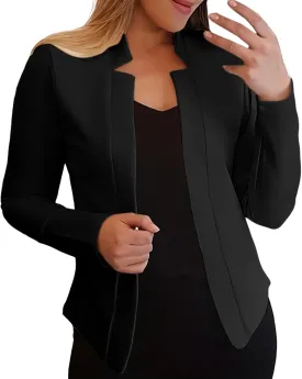 Women Petite Blazer Dressy Casual Work Suit Jackets Cute Croppped Cardigan Lightweight Open Front Short Sport Coats