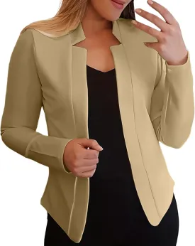 Women Petite Blazer Dressy Casual Work Suit Jackets Cute Croppped Cardigan Lightweight Open Front Short Sport Coats
